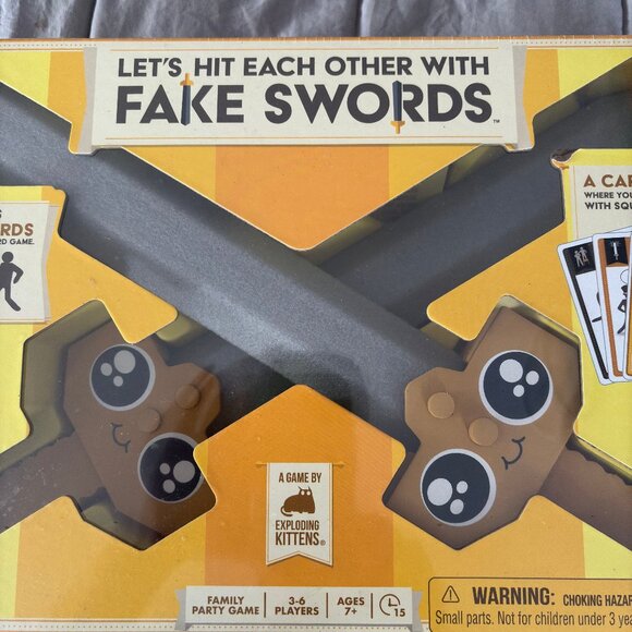NEW and sealed, Exploding Kittens Let's Hit Each Other with Fake Swords game - Picture 8 of 11